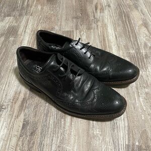 Ecco Men's Black Leather Oxfords